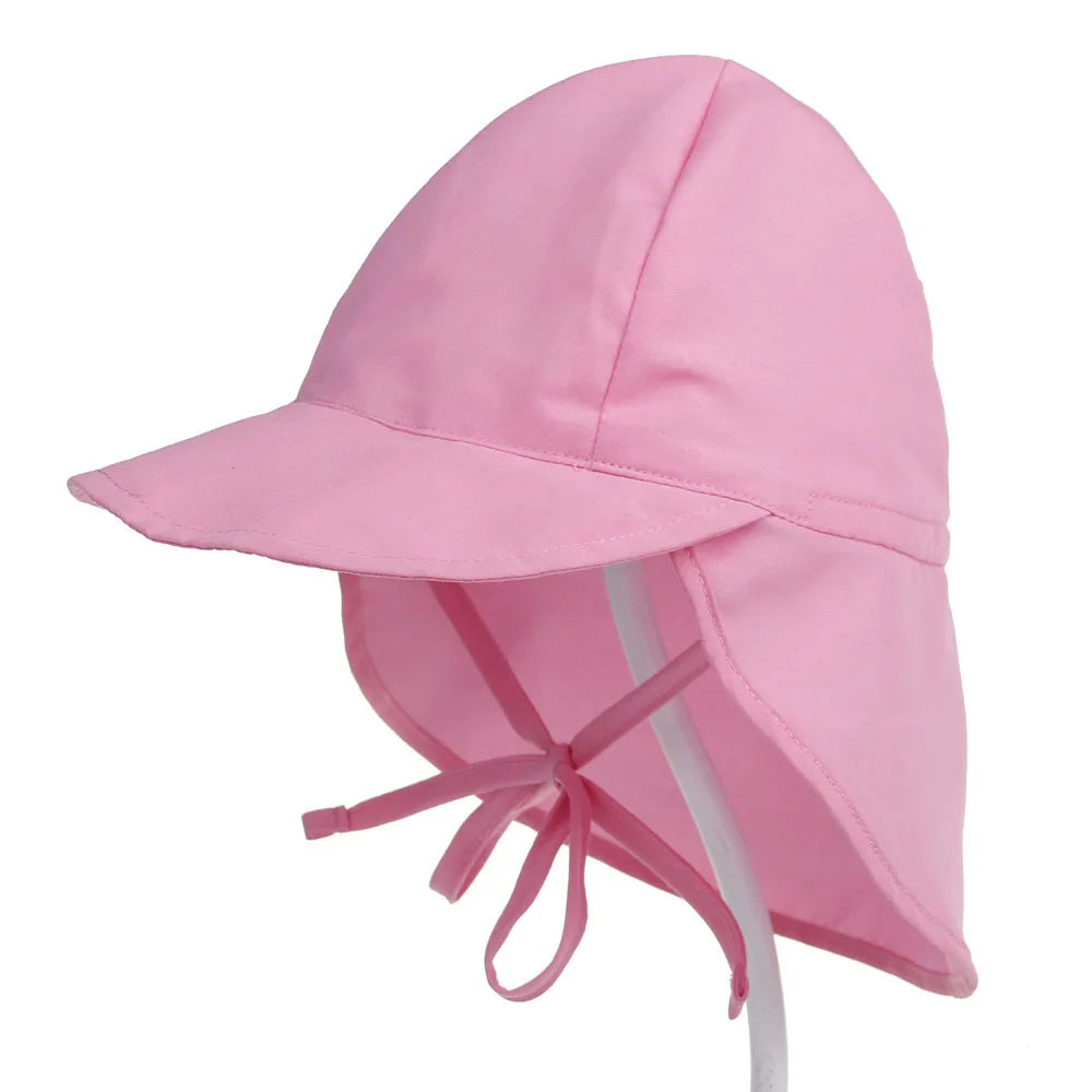 Baby Sun Hat Adjustable Summer Baby Cap for Boys Travel Beach S/L Baby Girl Hat Kids Infant Accessories Children Hats SPF 50+