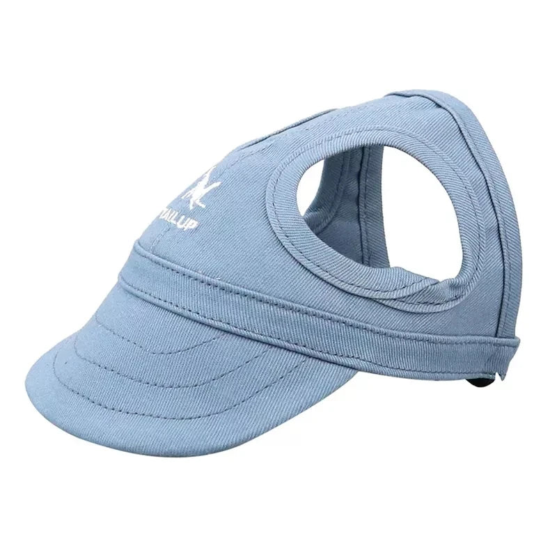 Pet Dog Caps Small Puppy Pets Summer Solid Color Cap Dog Baseball Visor Hat Outdoor Accessories Sun Bonnet Cap Travelhelmet