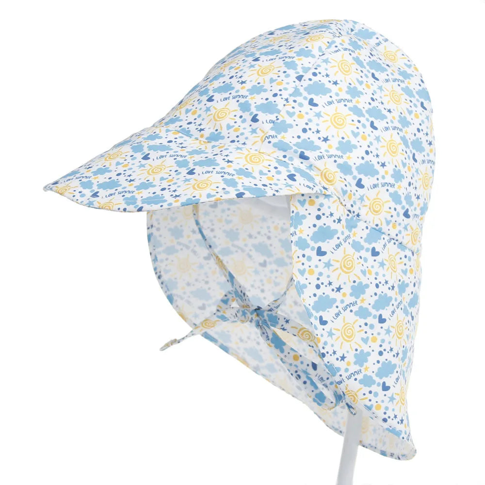 Baby Sun Hat Adjustable Summer Baby Cap for Boys Travel Beach S/L Baby Girl Hat Kids Infant Accessories Children Hats SPF 50+