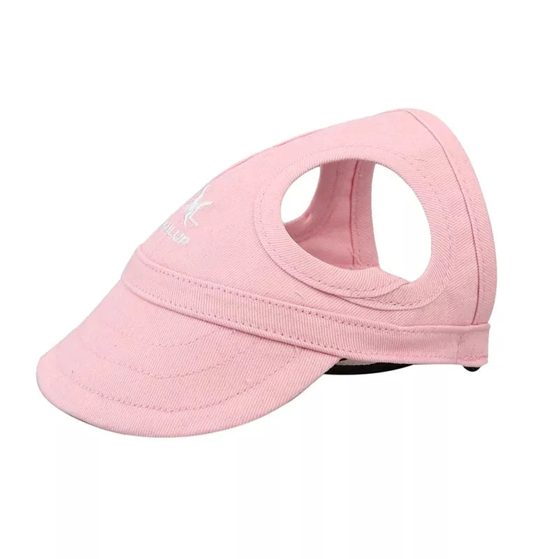 Pet Dog Caps Small Puppy Pets Summer Solid Color Cap Dog Baseball Visor Hat Outdoor Accessories Sun Bonnet Cap Travelhelmet